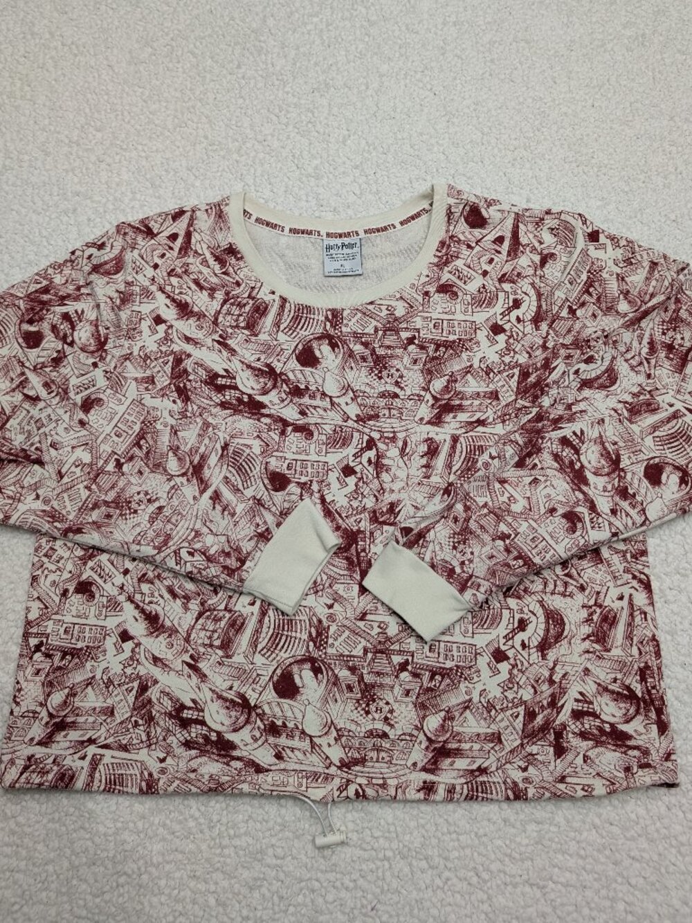 Harry Potter Hogwarts all-over print sweatshirt ✨